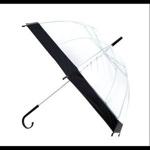 Petite see-thru umbrella with color boader